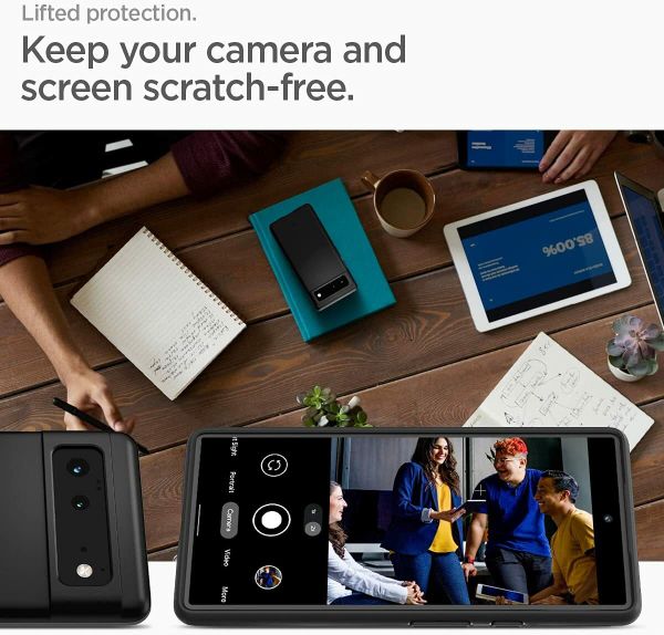 Чехол Spigen Thin Fit для Google Pixel 6 (2021) - Black