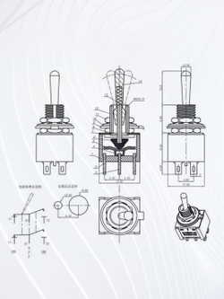 Тумблер MTS-203 (ON-OFF-ON)