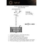 Подвесная люстра Aployt WIOLA APL.745.03.06
