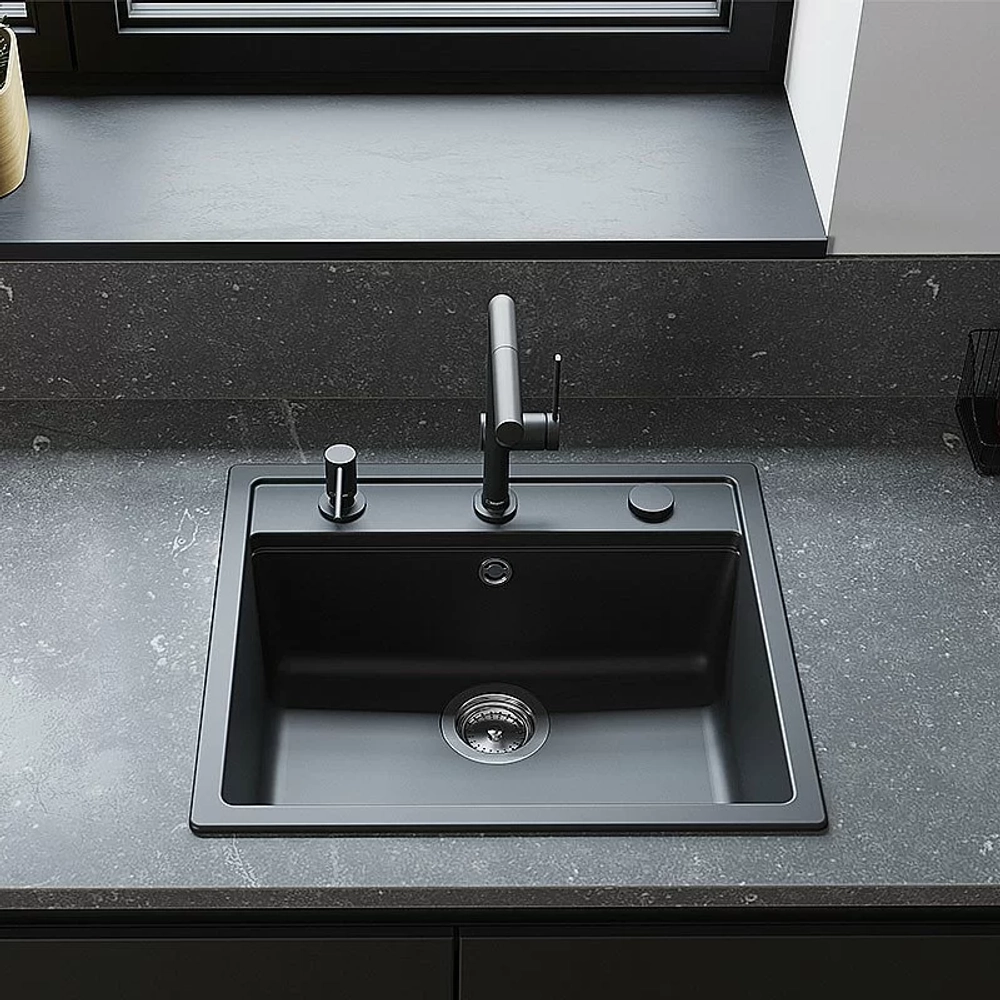 Смеситель для кухни Hansgrohe Talis M54 72808670 черный матовый