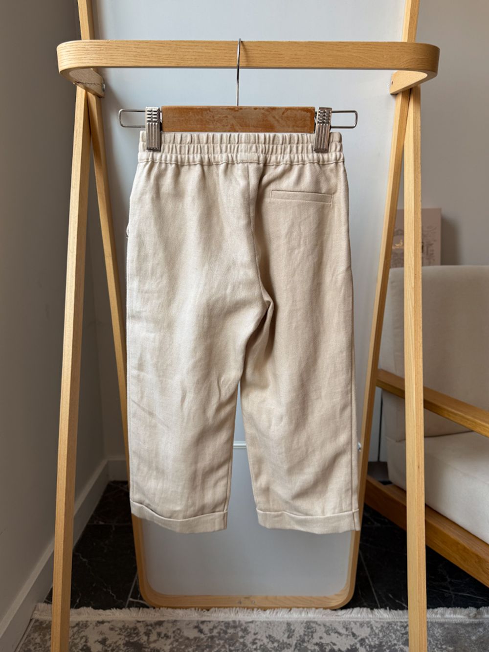 Новые льняные брюки Loro Piana, 92