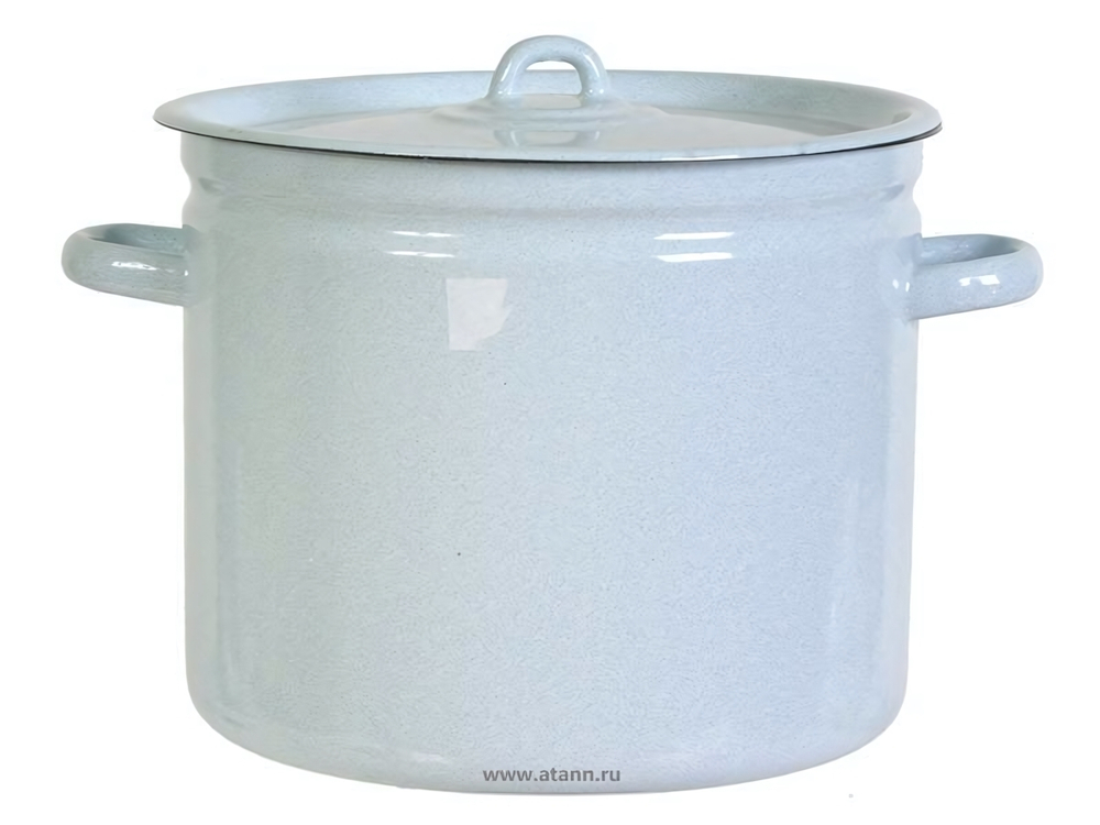 Кастрюля 7л цилиндр. без рисунка