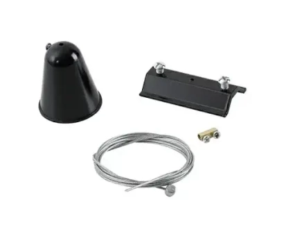 Подвесное крепление для однофазной трековой системы Vaes 2TRA, цвет чёрный