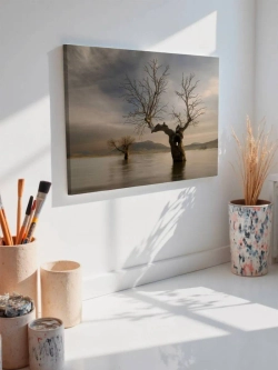 Картина на стену 40 X 50 Деревья в воде