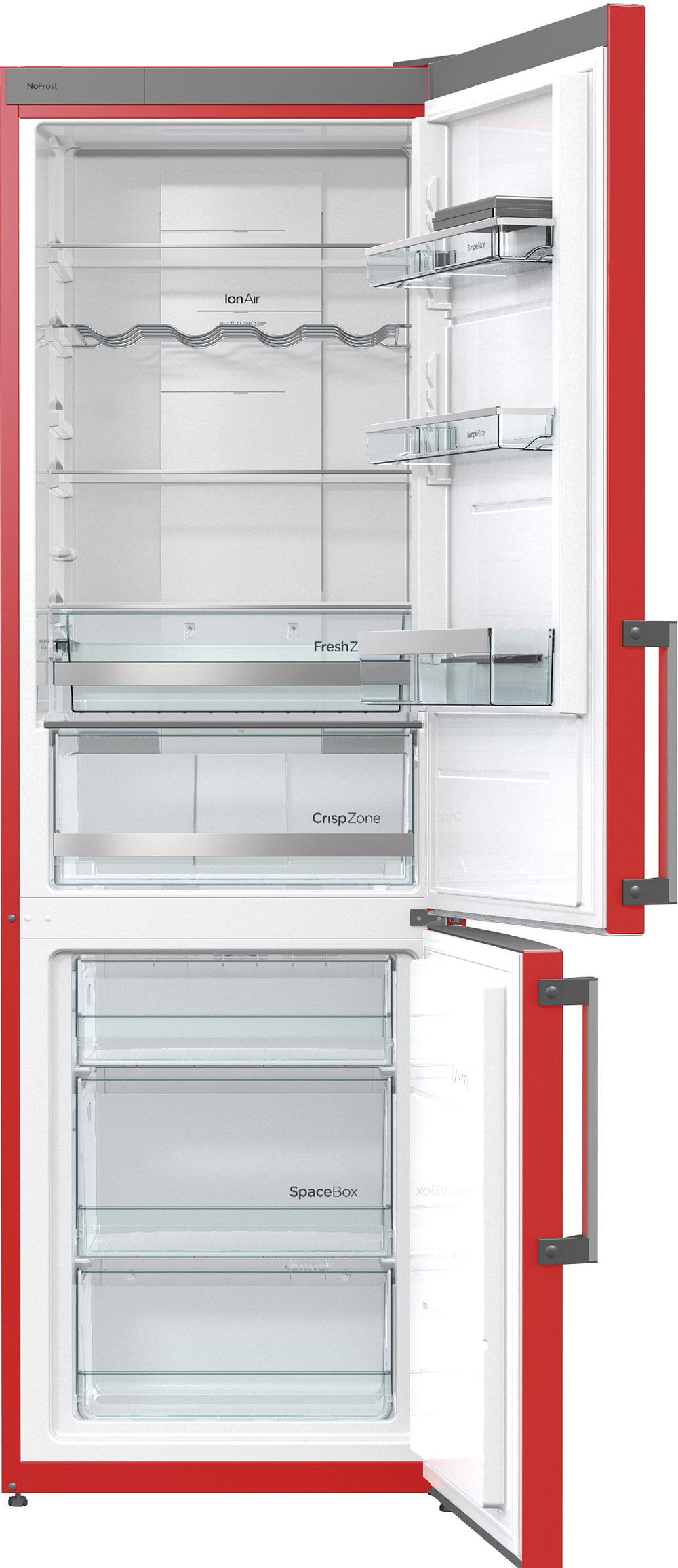 Отдельностоящий двухкамерный холодильник Gorenje NRK 6192 MRD