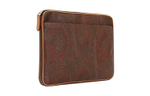ETRO Print Polyester Laptop Bag Men"s Brown