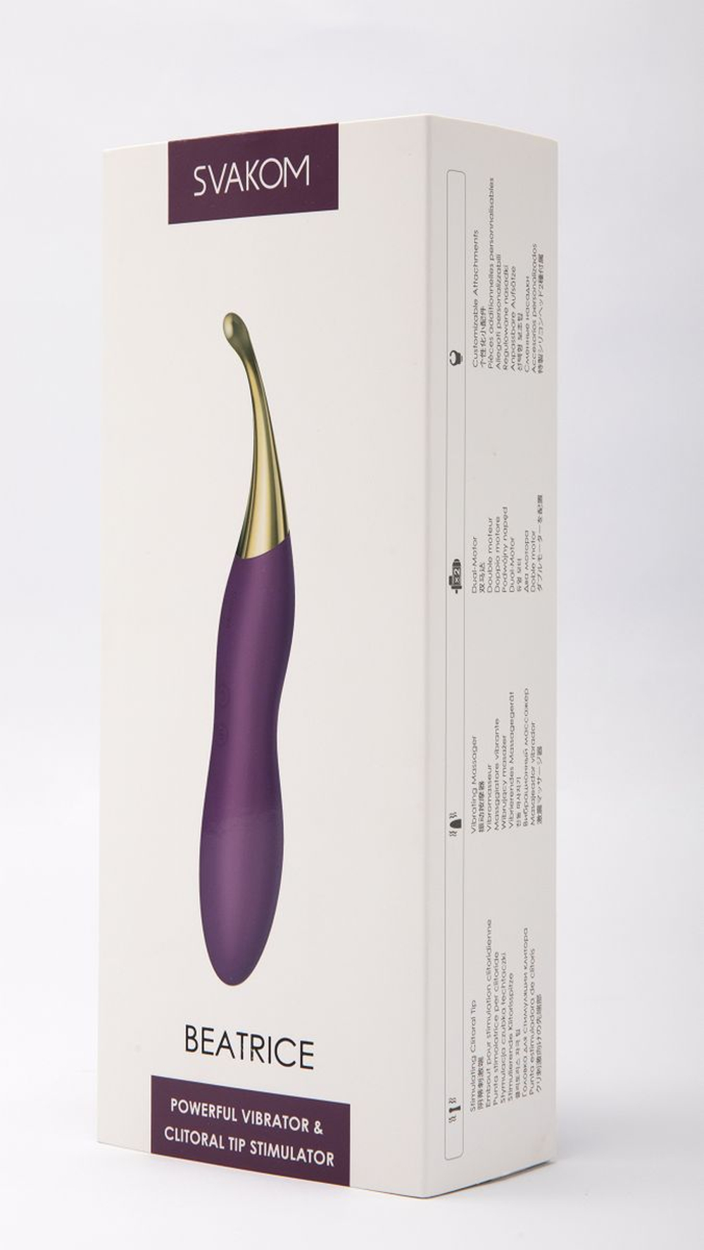 Beatrice КЛИТОРАЛЬНЫЙ СТИМУЛЯТОР СО СМЕННЫМИ НАСАДКАМИ