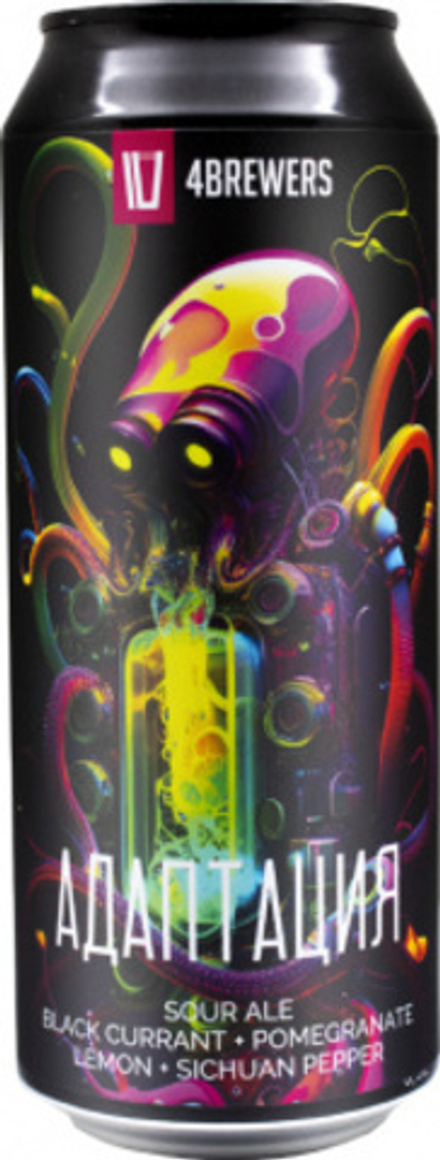 Пиво Четыре Пивовара Адаптация / 4 Brewers Adaptation 0.5 - банка