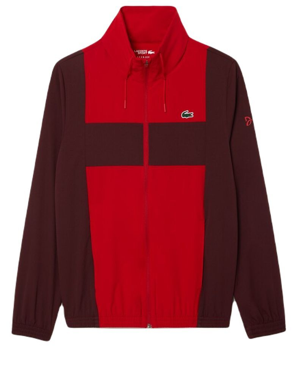 Мужской теннисный костюм Lacoste Tennis x Novak Djokovic - красный