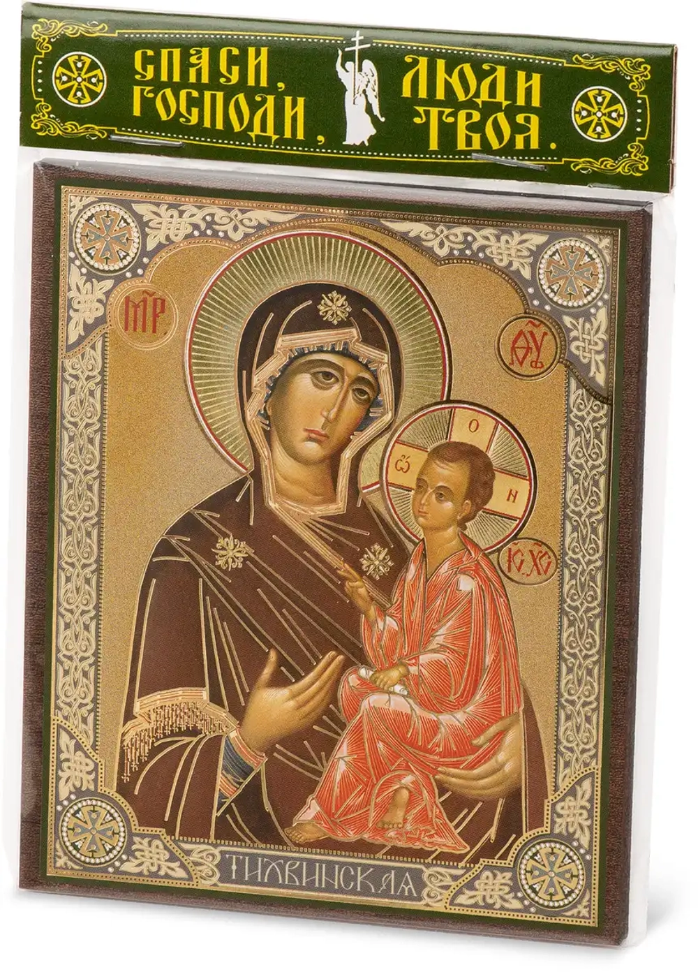 Икона БМ "Тихвинская" 10х12 на МДФ-6 (1012-1535)