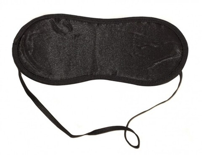 Сатиновая маска на глаза Love Mask (черный) (Цвет: черный)