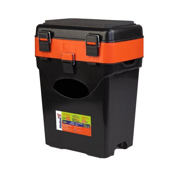Ящик зимний Helios "FishBox" (10л) оранжевый