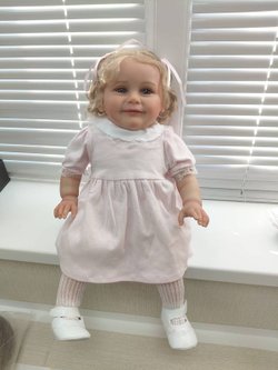 Уценка Кукла Реборн мягконабивная 60см в пакете (FA-580)