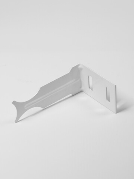 А7.8 Кронштейн для радиатора угловой универсальный белый усиленный