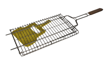 Решётка гриль Grand Picnic нерж 260х460х30(20)см вес 2.0кг