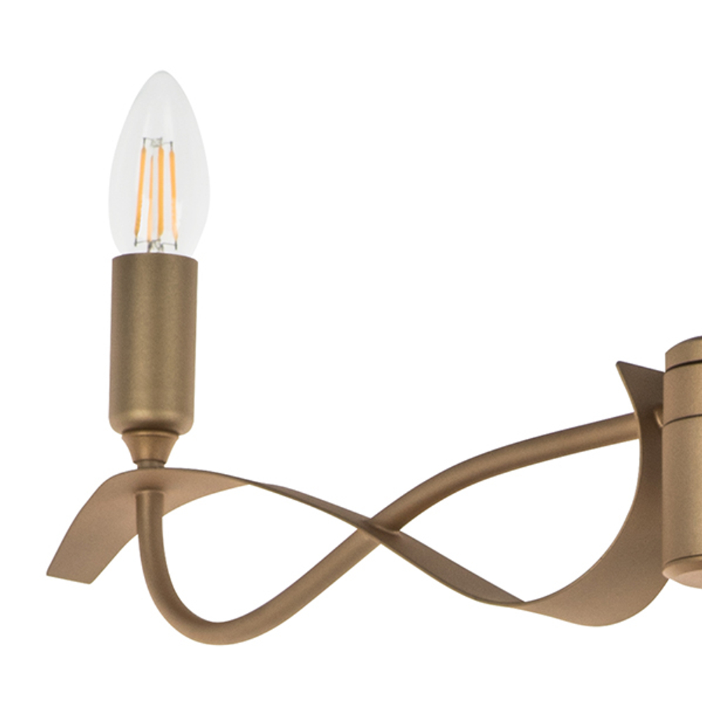 733283 Люстра RAGNO 8х40W E14 ЗОЛОТО