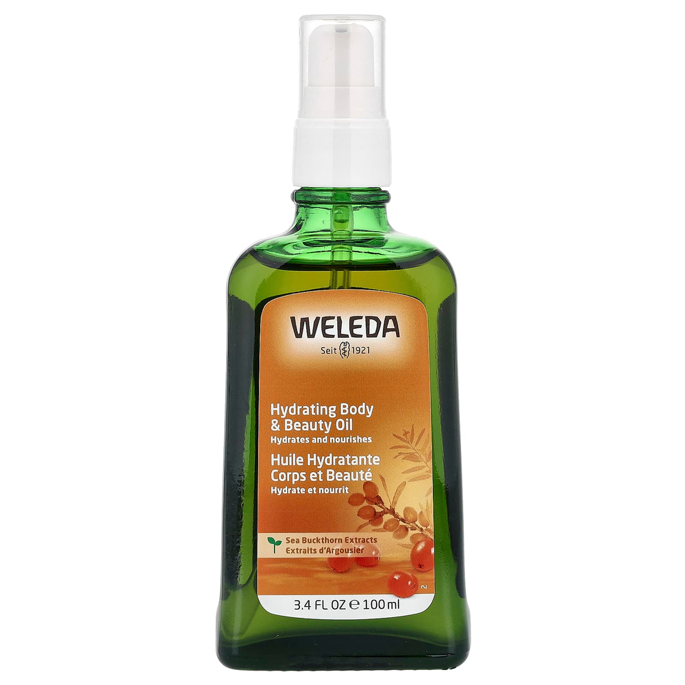 Weleda, Увлажняющее масло для тела и красоты, экстракт облепихи, 100 мл (3,4 жидк. унц.)