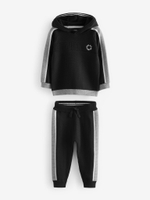 Толстовка с капюшоном и джоггеры в комплекте для мальчика Next 954-485, Черный