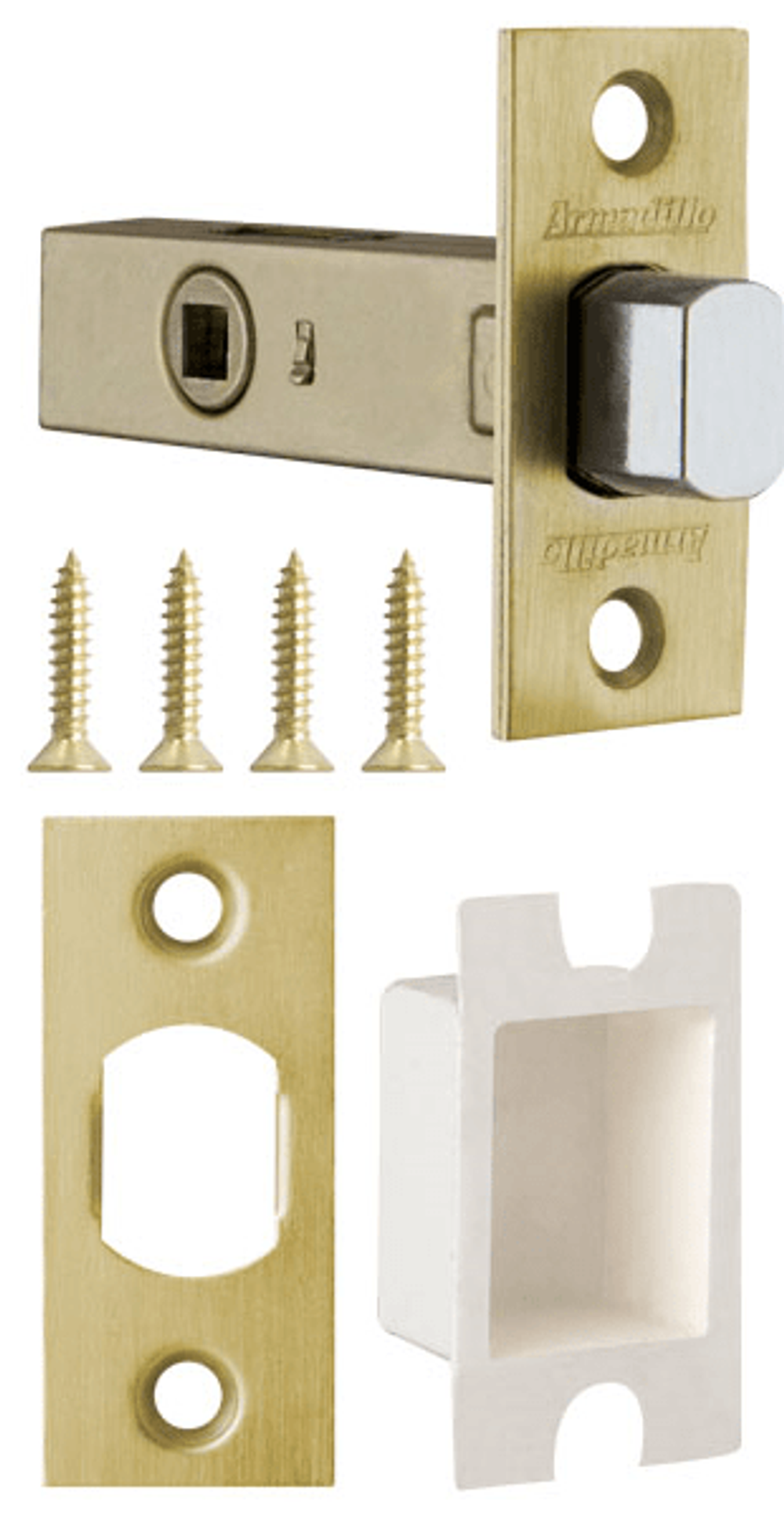 [ТОВАРА НЕТ В НАЛИЧИИ] Задвижка дверная Армадилло DB 920-45-25 SG, цвет золото матовое (гарантия - 5 лет)