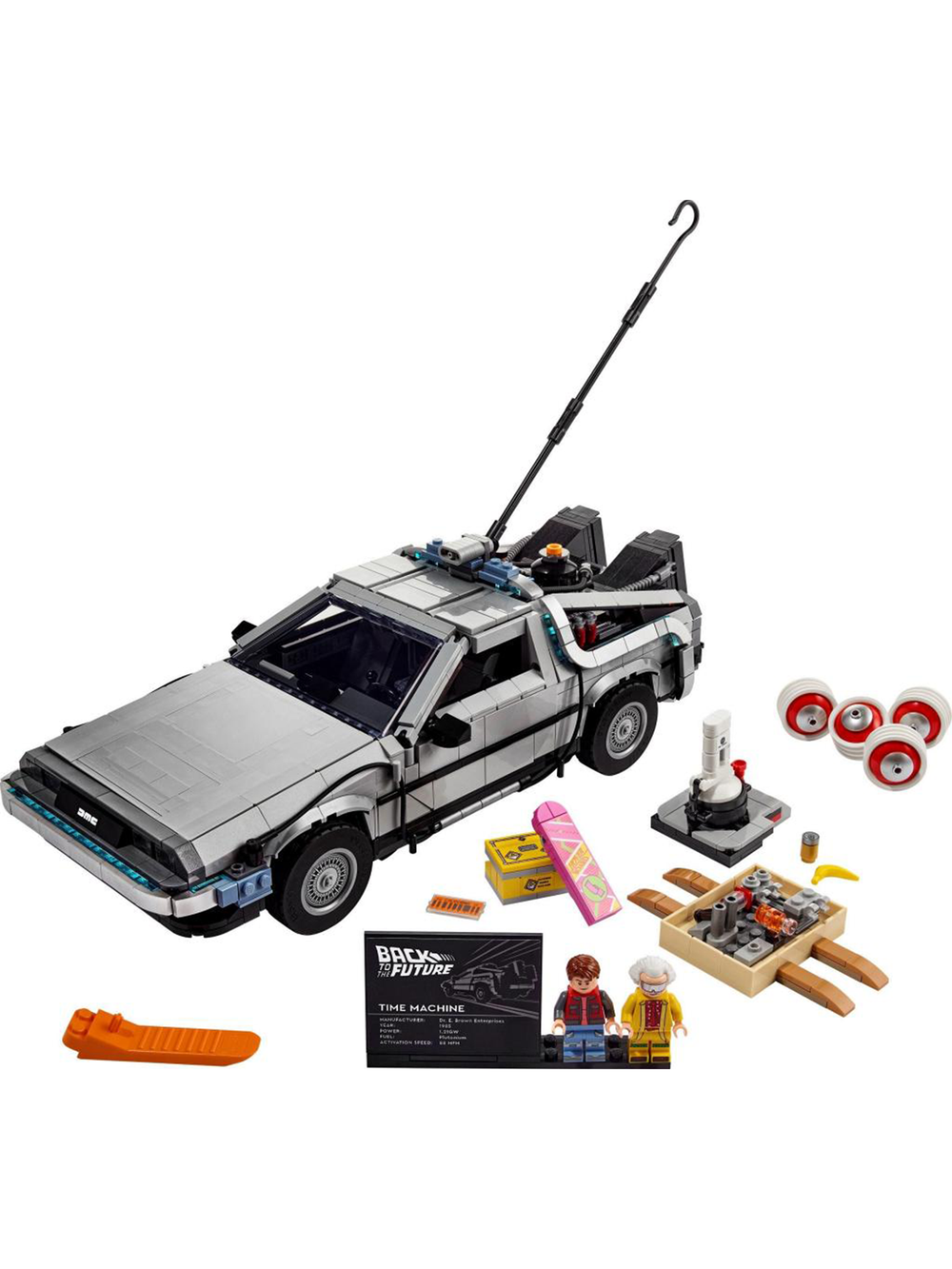 Лего Icons 10300 "Машина времени Назад в будущее"