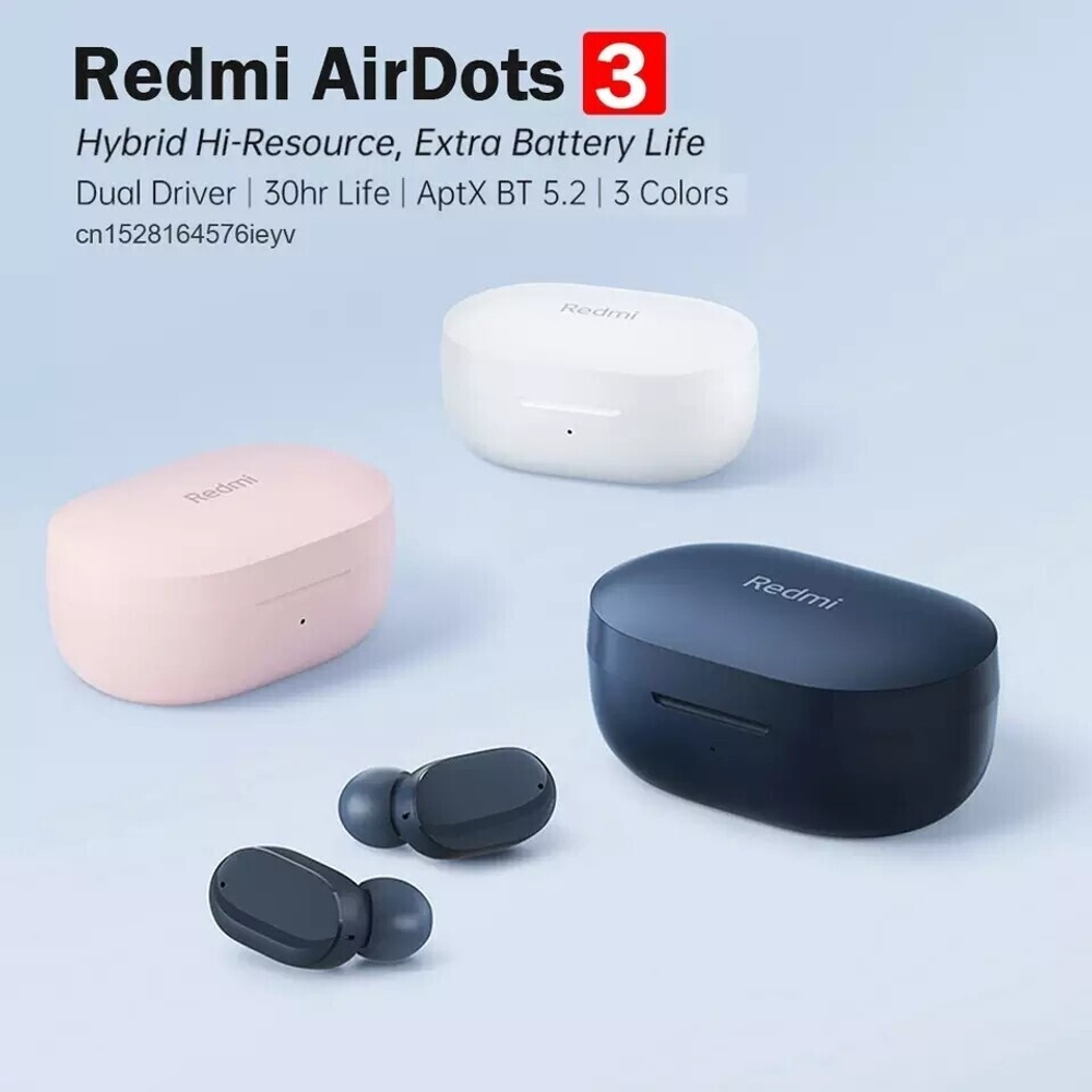 Беспроводные наушники Xiaomi TWS, Bluetooth 5.2 сенсорное управление "Redmi AirDots 3"