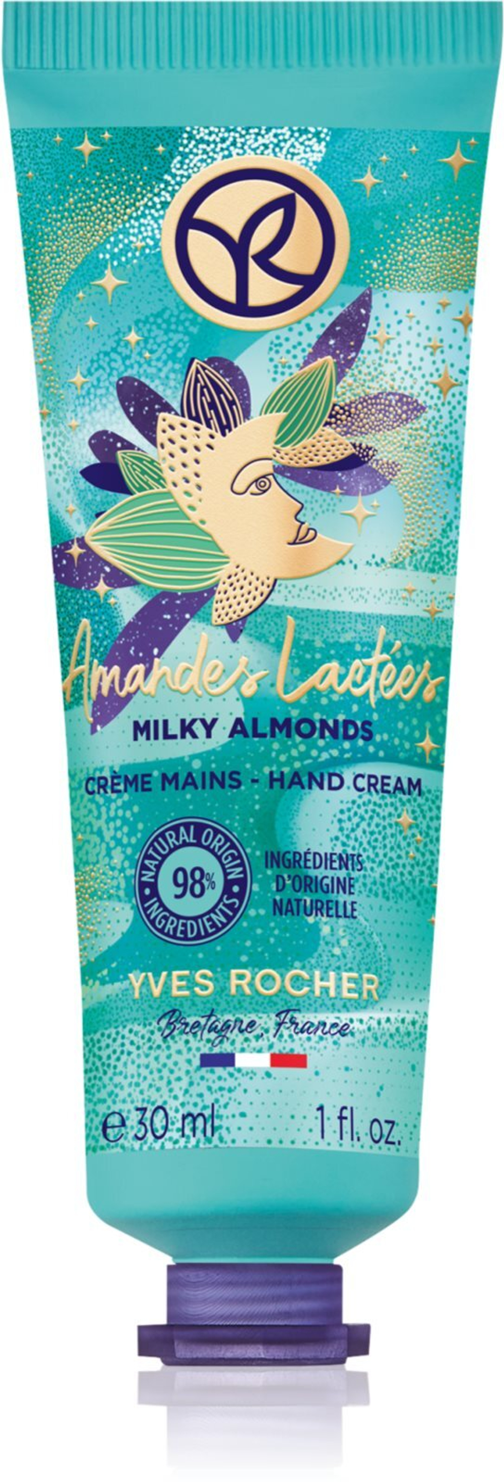 Yves Rocher NOEL Milky Almonds - крем для рук /   30  ml  / GTIN 3660005259529