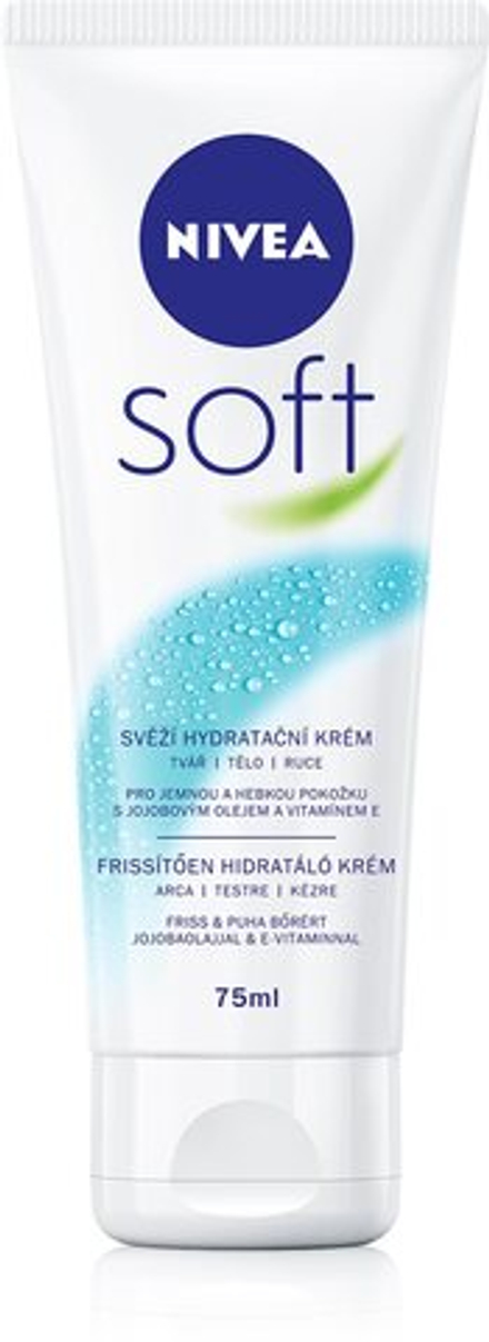 Nivea Soft - увлажняющий крем /   75  ml  / GTIN 4005900008831