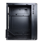 Корпус TESLA 1708BM, Без БП, mATX, чёрный, 2xUSB2 (TSL-1708-BM)
