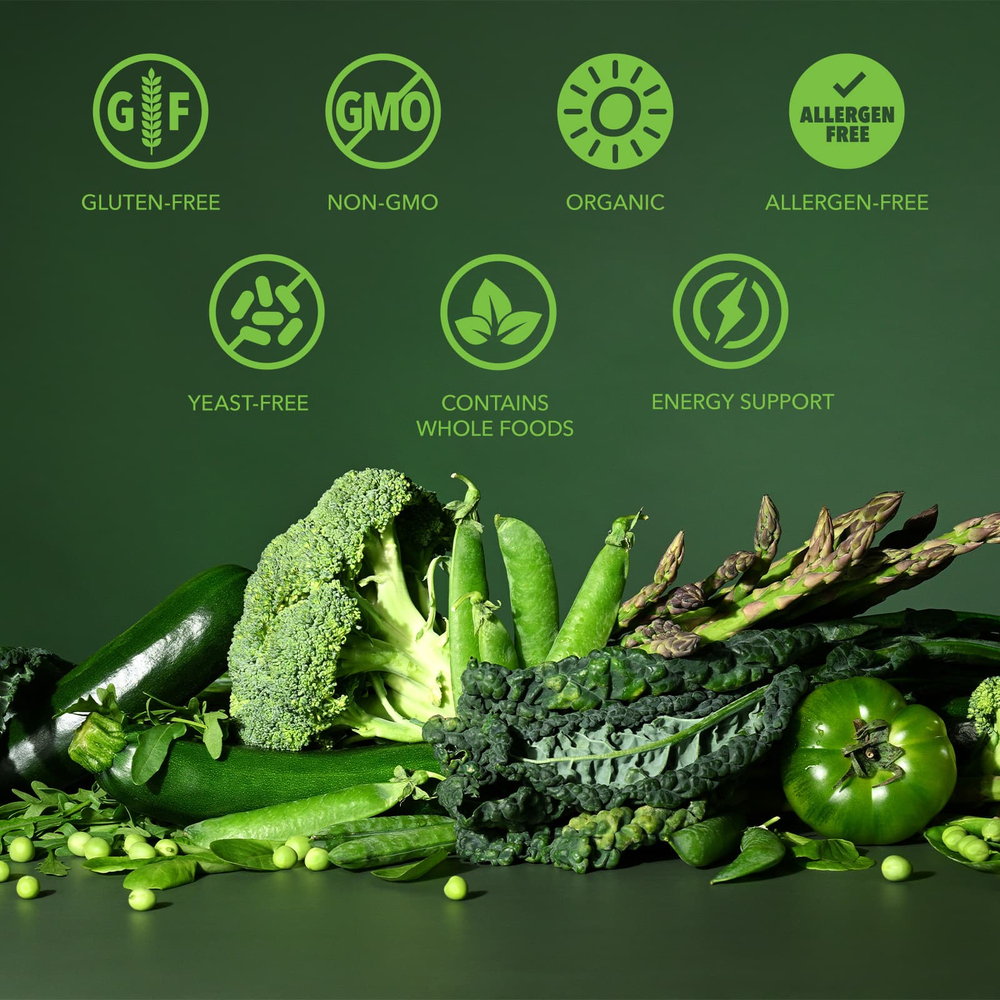 NaturesPlus, Organic Ultra Juice Green® в порошке, 300 г (0,66 фунта)