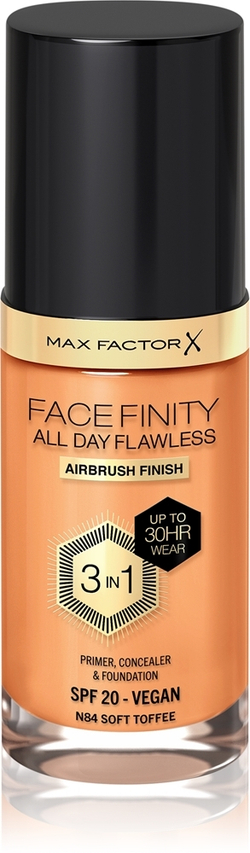 Max Factor Facefinity All Day Flawless - Долговечная тональная основа SPF 20, 30 ml