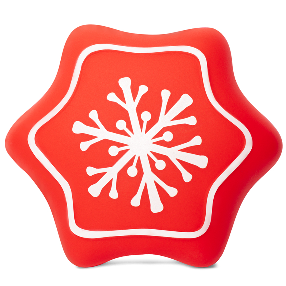 Игрушка для собак "снежинка", 85мм, серия new year, triol