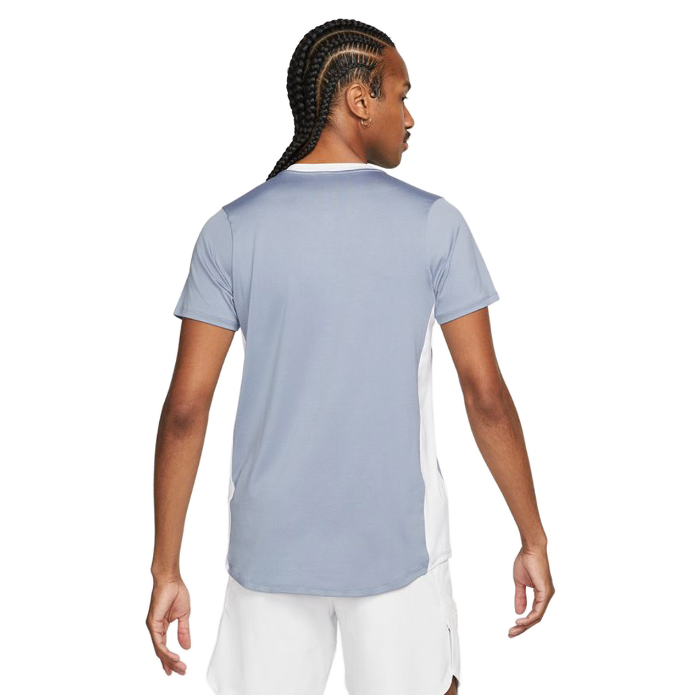 Мужское теннисное поло Nike Men's Court Dri-Fit Advantage Polo - небесный