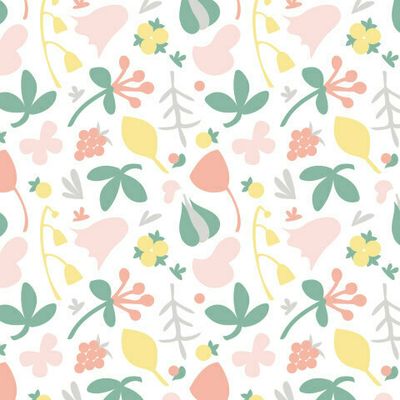 Цветочный ковер основа