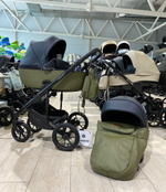 Коляска  OZON (2 в 1) (RIKO BASIC) 02 черно-зеленый