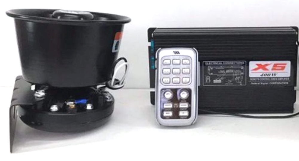 Сирена TZ-425-4 12-тональная с пультом 200вт