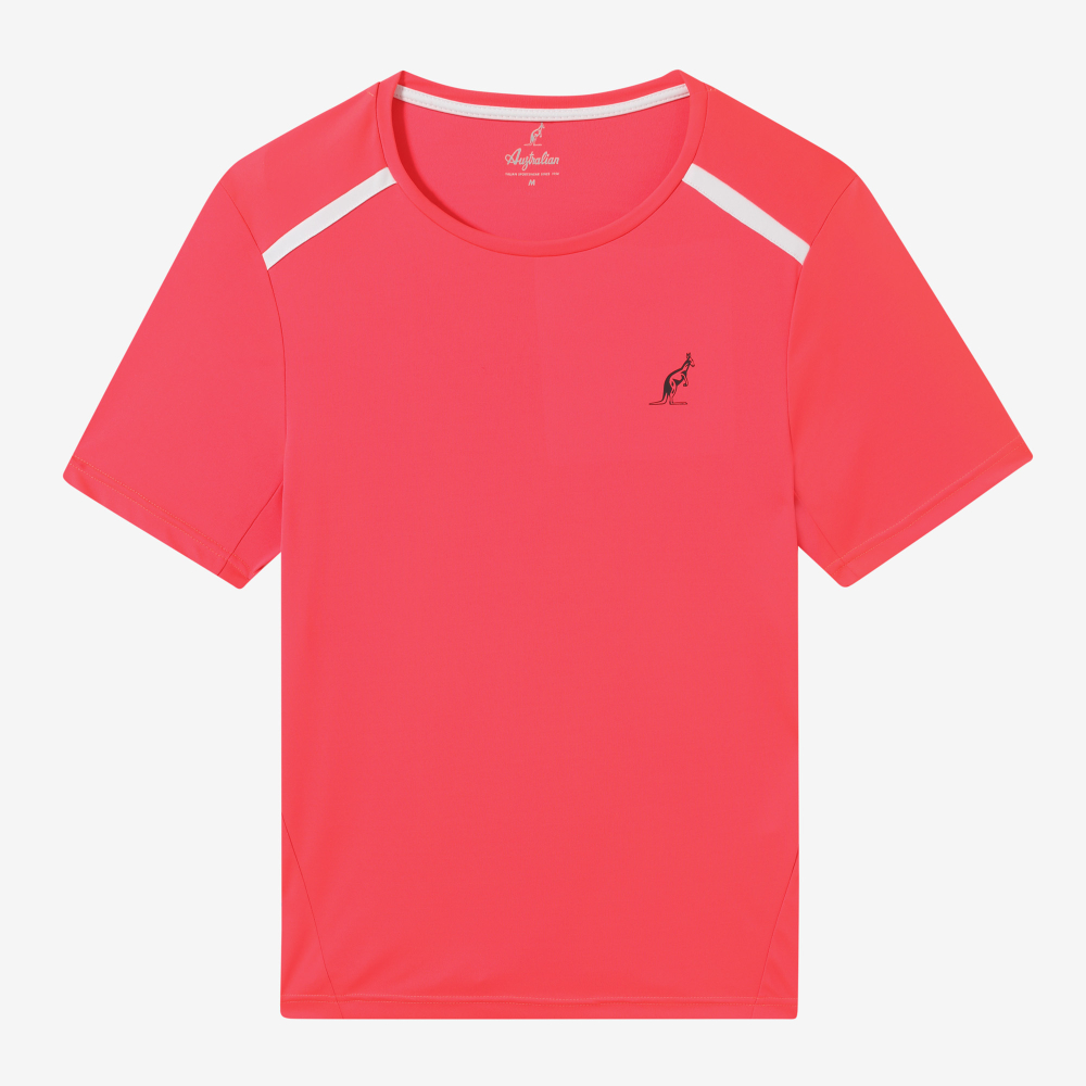Мужская теннисная футболка Australian Ace T-Shirt - psycho red