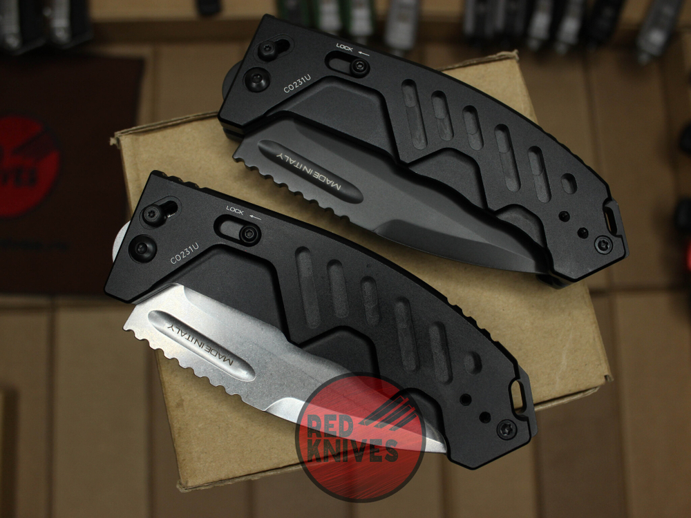 Нож Extrema Ratio RAO C - рукоять черная алюминий, клинок стоунвош