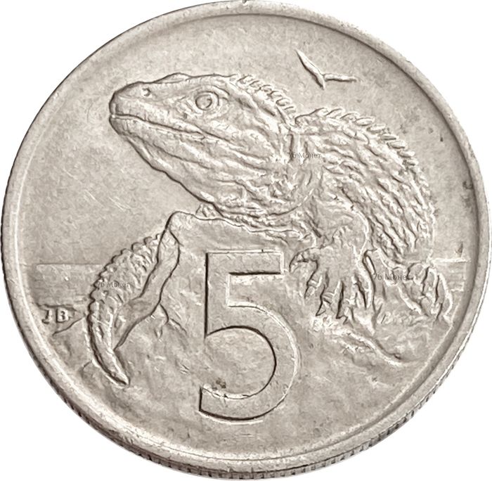 5 центов 1967-1985 Новая Зеландия