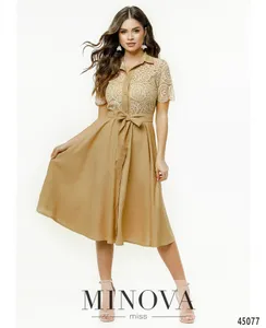 Платье 2179-бежевый Minova