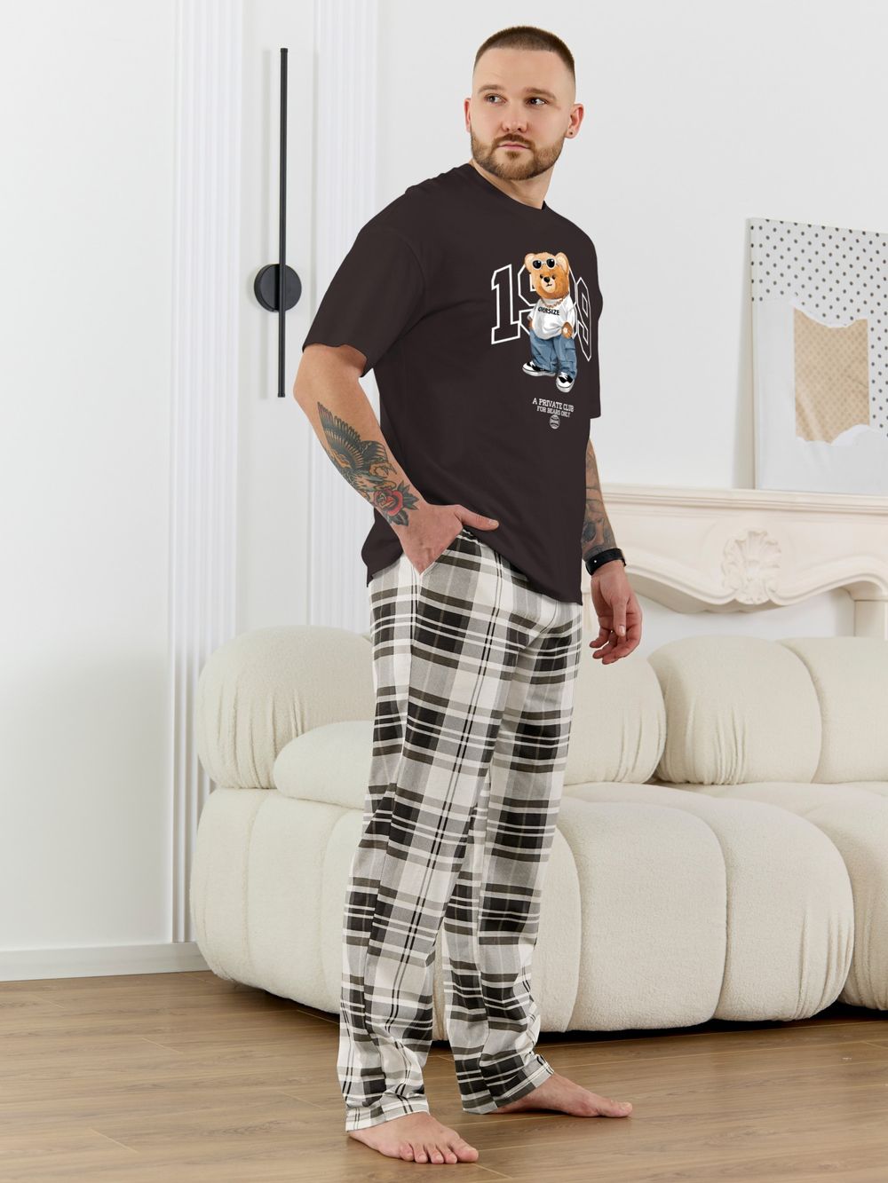 Костюм мужской Мишель-6 Виотекс КОРИЧНЕВЫЙ