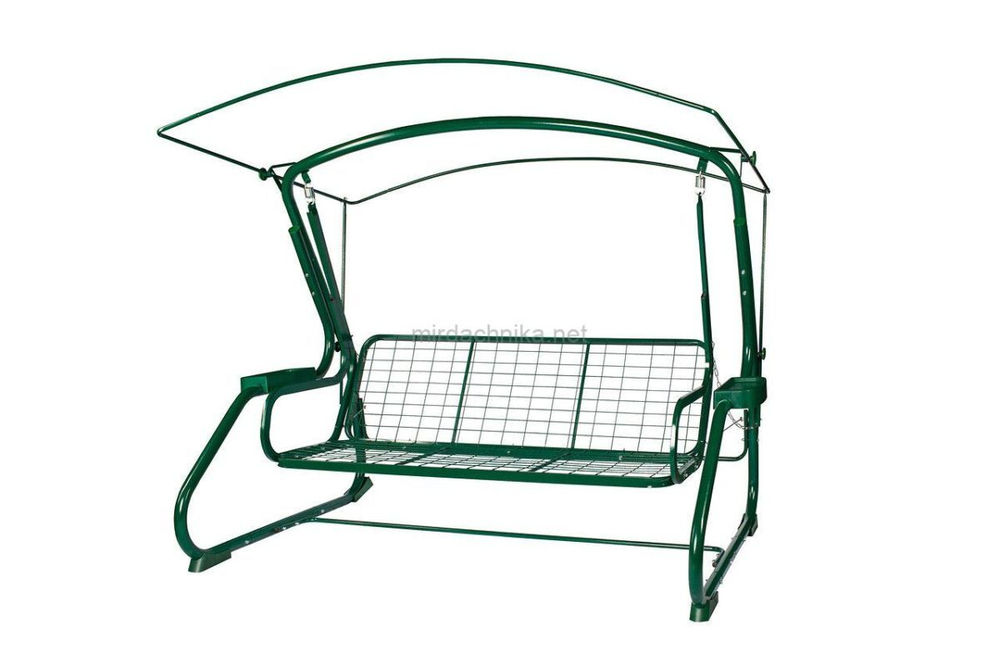 Садовые качели Redford «Бригантина Люкс Грин» с москитной сеткой