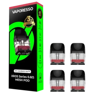 Vaporesso Corex 3.0 XROS Replacement Pods 2ml 0.8 Ohm (4шт)