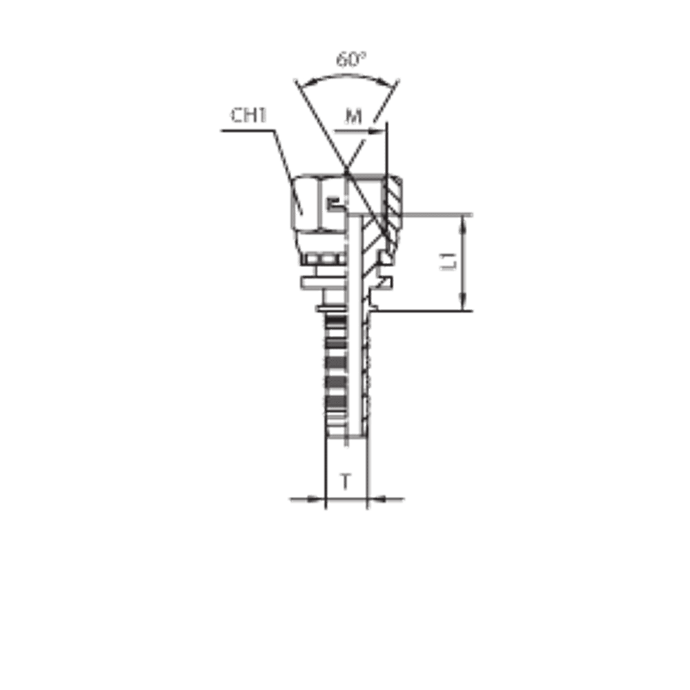 Фитинг DN 12 DKM (Г) 20x1.5