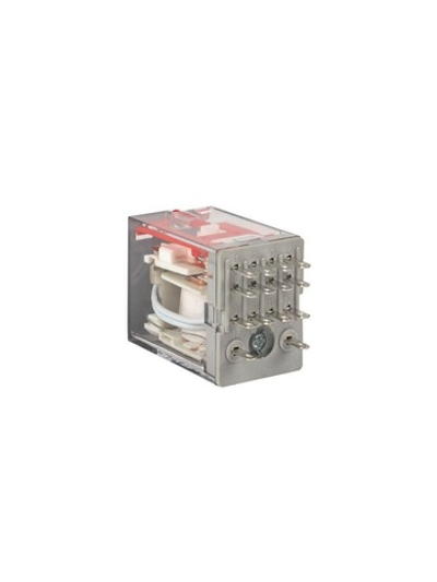 Реле промежуточное RPAt 22/4 5А 230В AC с кнопкой и мех. индикацией AVERES EKF rpat-22-4-230AC
