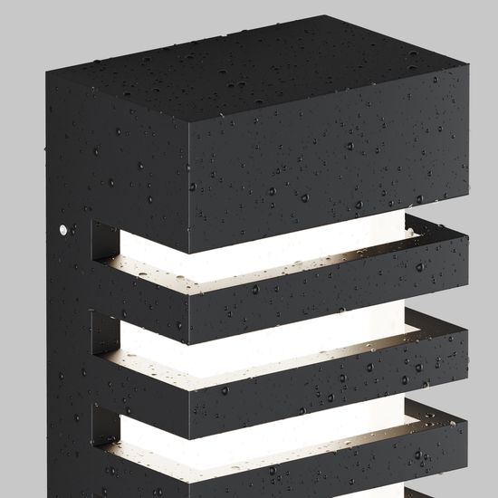 Уличный настенный светильник Outdoor O034WL-01B