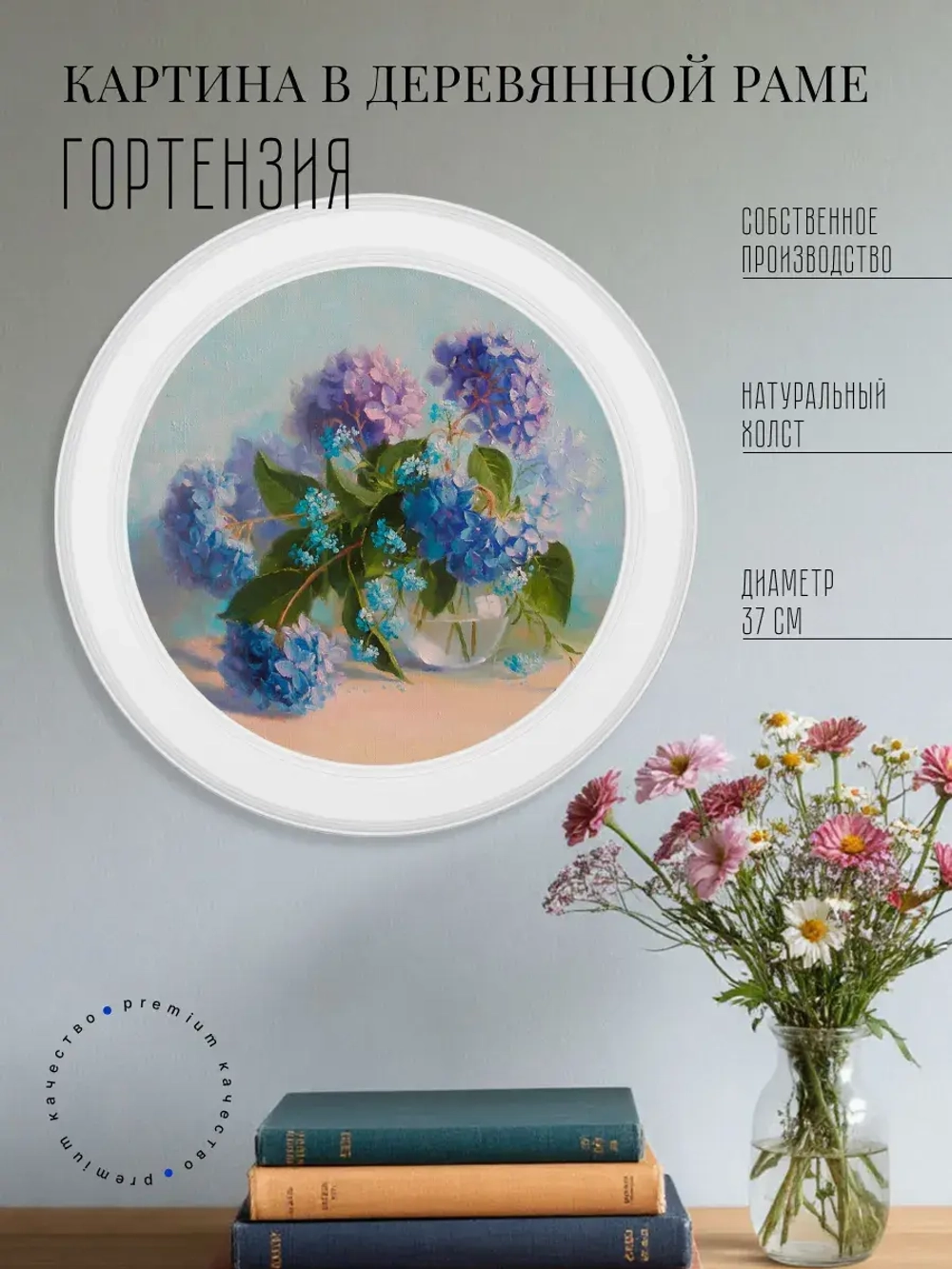 Картина на стену интерьерная на холсте 37 см