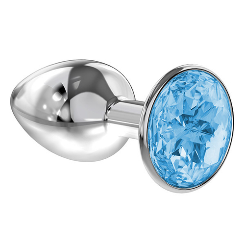 Анальная пробка 7см Lola Games Diamond Light blue Sparkle Small 4009-04Lola