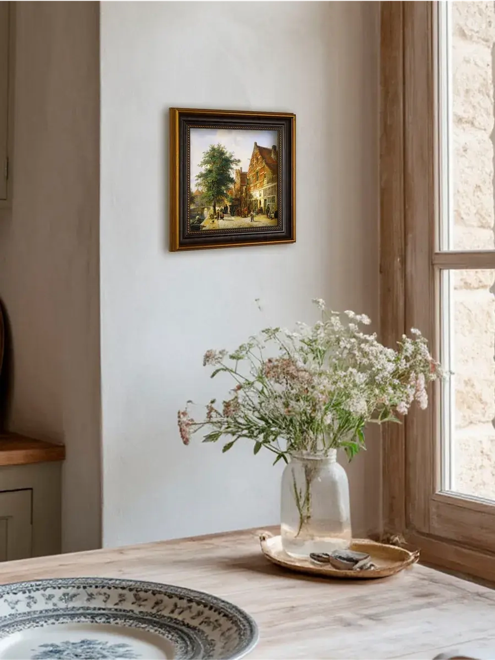 Картина серии "Голландия" настенная для интерьера 26*26 см