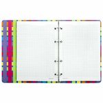 Тетрадь на кольцах 120л, А5, Brauberg Colors, обложка ламинированный картон