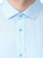 Сорочка мужская VESTER короткий рукав, хлопок, пэ, лён 73315 27